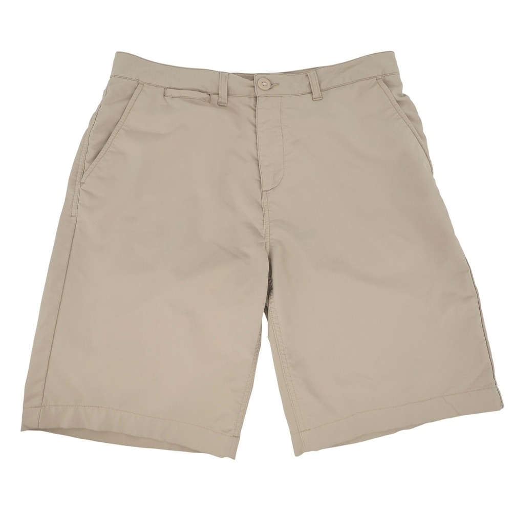 Johnnie-O Mens‎ PREP-FORMANCE Shorts Khaki Tan Size 33 Golf Performance
